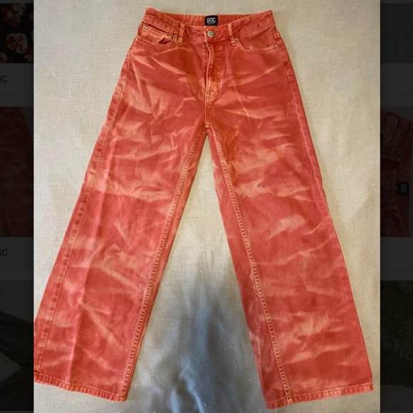 Women's BDG Urban Outfitters High Waist Tie Dye Boot Cut Jeans - Picture 1 of 4